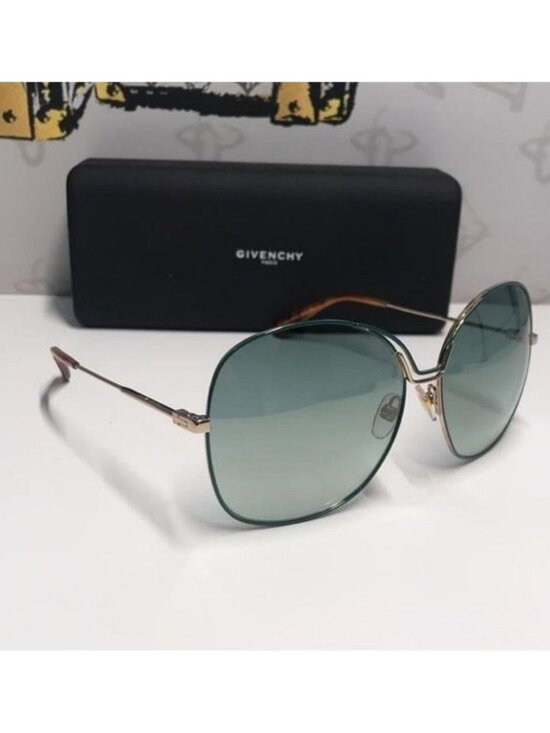 New Authentic Givenchy GV7144/S PEF/EZ Sunglasses – Green/Gold Gradient main image 7